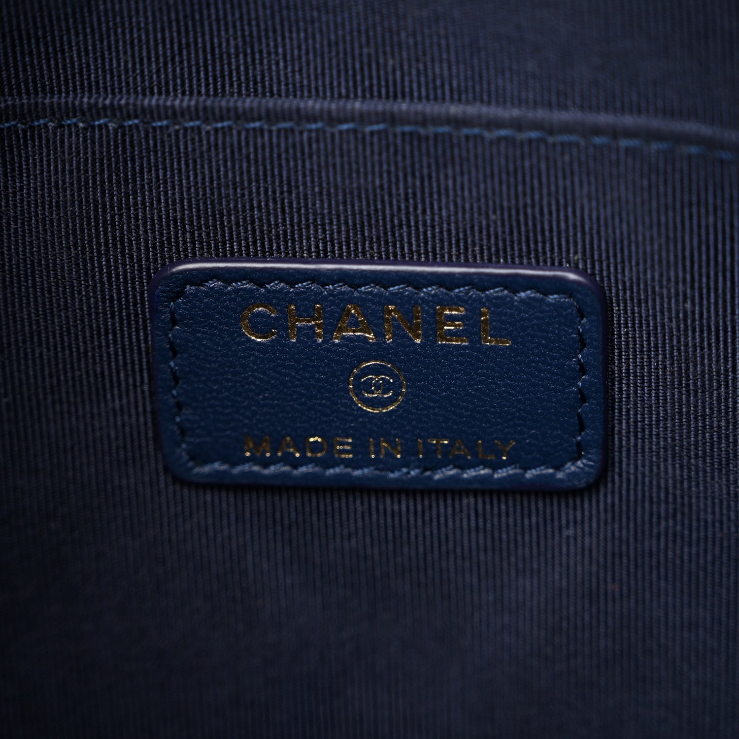 Chanel Lambskin Quilted Waist Bag With Pouch Blue 7 of 11