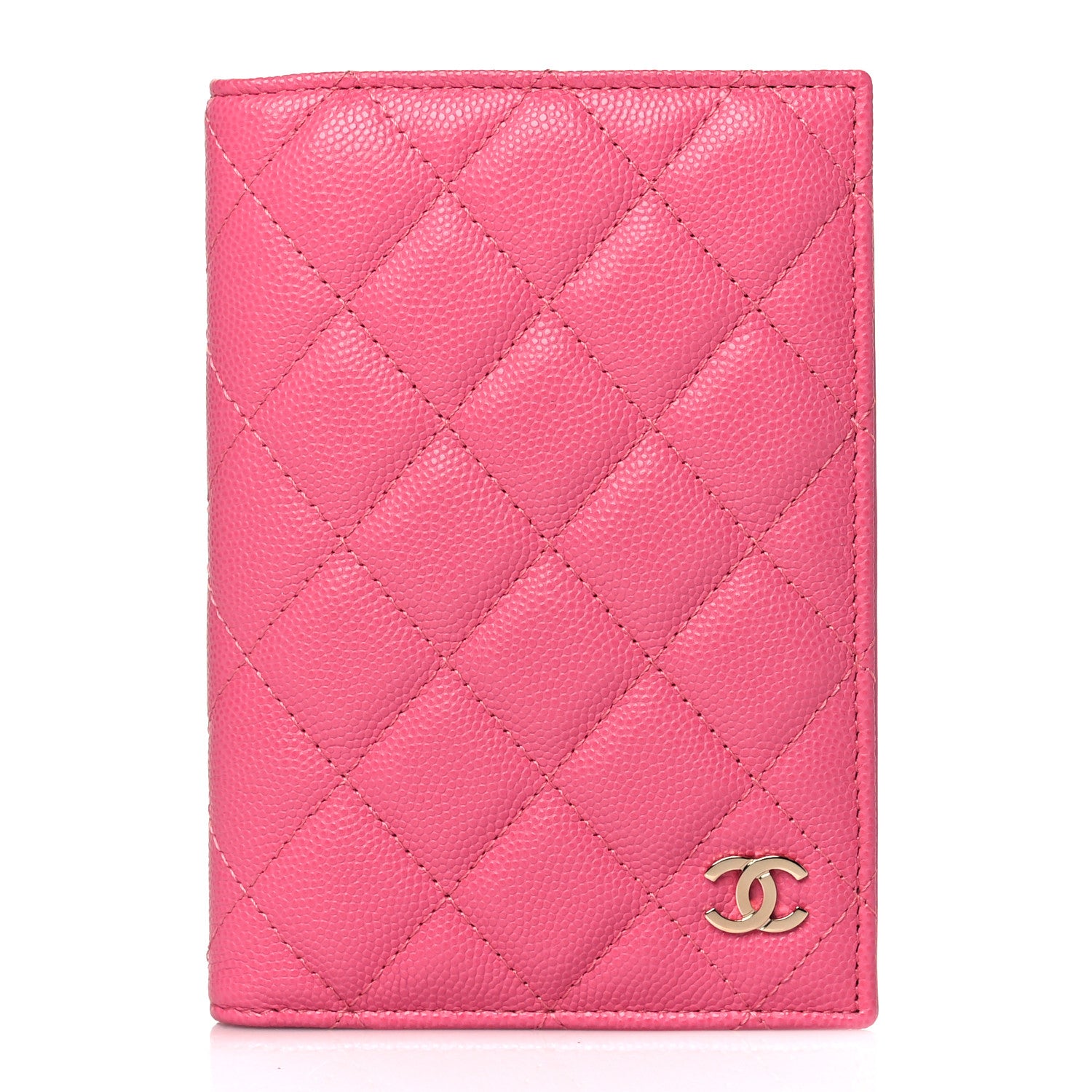 Chanel Caviar Quilted Passport Holder Pink 1 of 9
