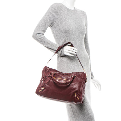 Balenciaga Agneau Giant 12 Gold Hardware City Rouge Cerise 3 of 11