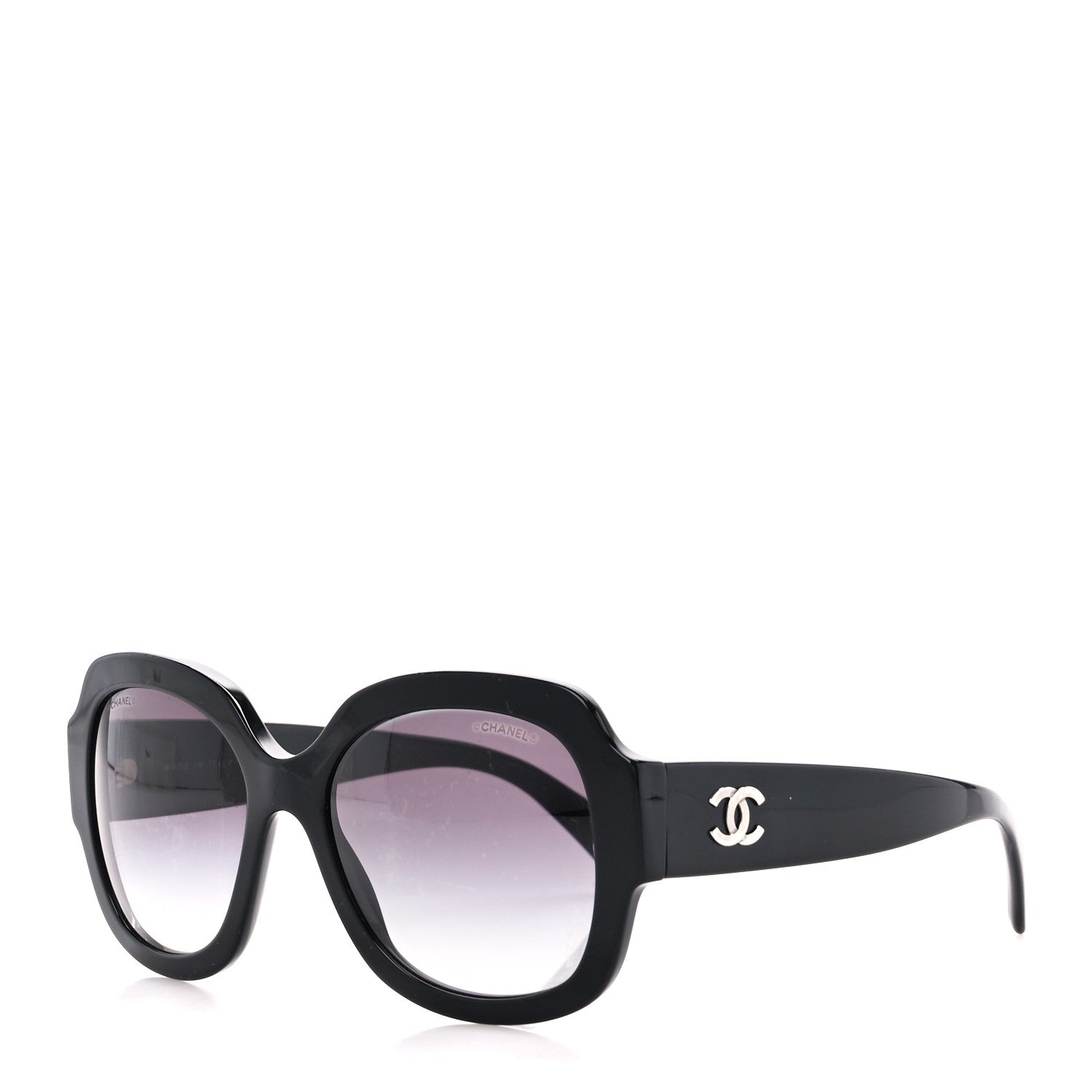 Chanel Acetate CC Sunglasses 5373 Black 1 of 7