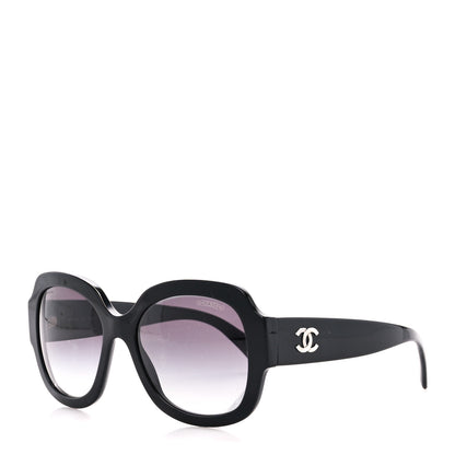 Chanel Acetate CC Sunglasses 5373 Black 1 of 7