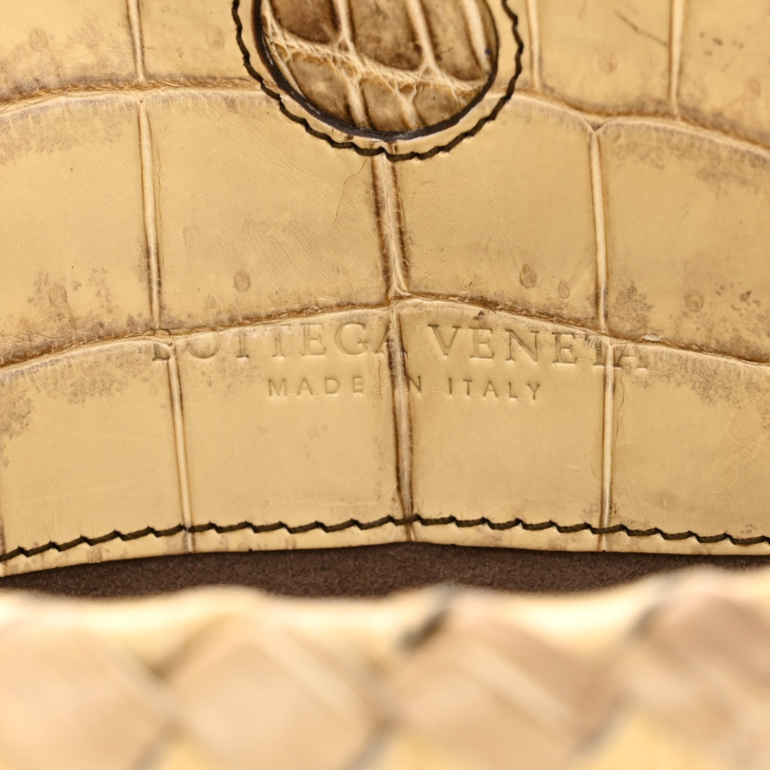 Bottega Veneta Niloticus Crocodile Himalaya Duo Cocco Ombre 8 of 11