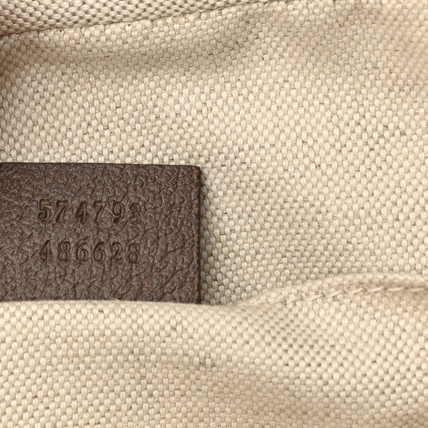Gucci GG Supreme Monogram Textured Calfskin Web Medium Ophidia Briefcase Beige Ebony New Acero 7 of 10