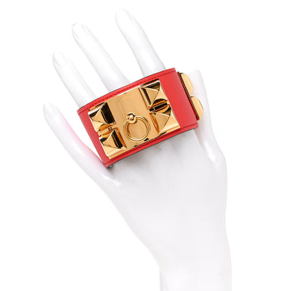 Hermes Epsom Collier de Chien CDC Bracelet S Rose Jaipur 2 of 7