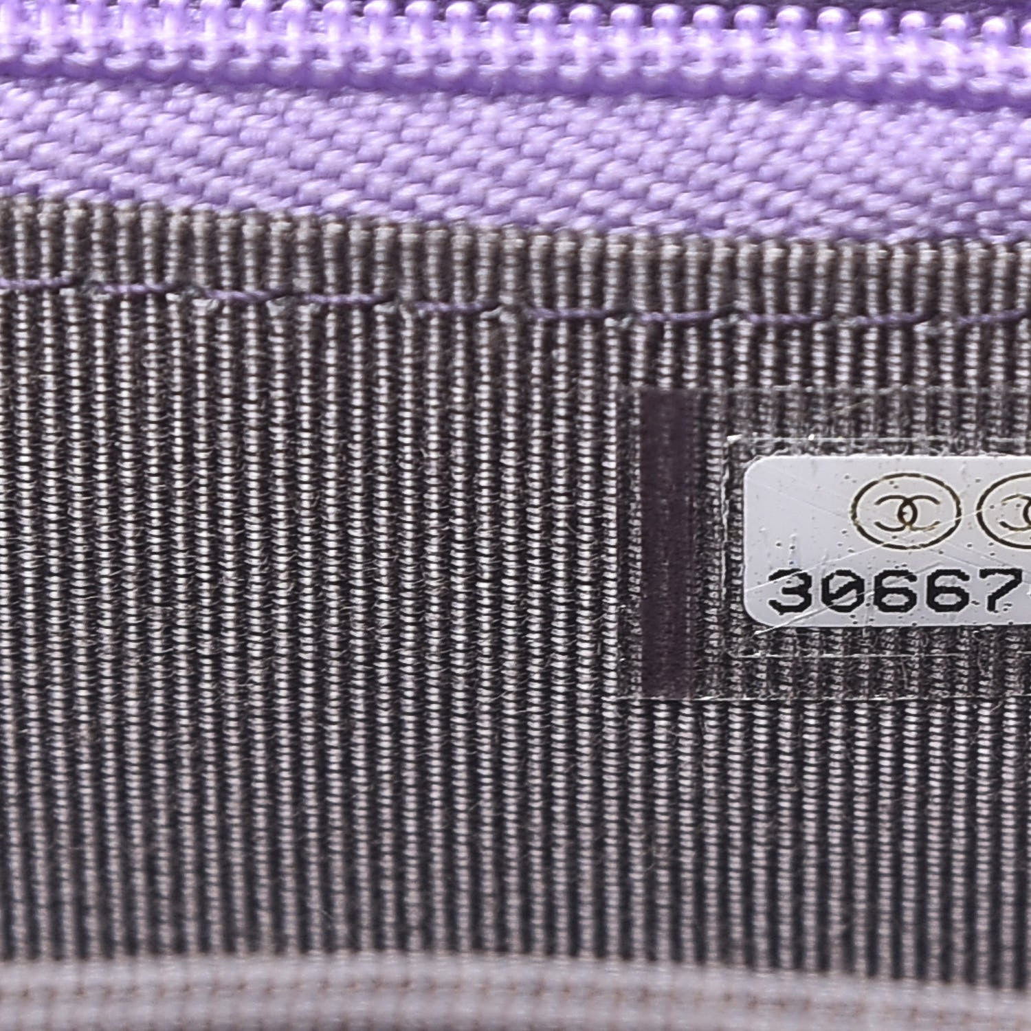 Chanel Iridescent Lambskin Quilted Mini Wallet On Chain WOC Purple 7 of 11