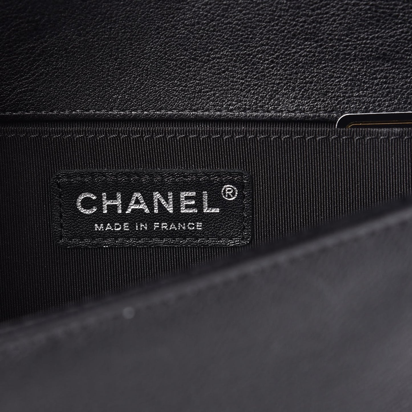 Calfskin Quilted Medium Boy Flap Black
