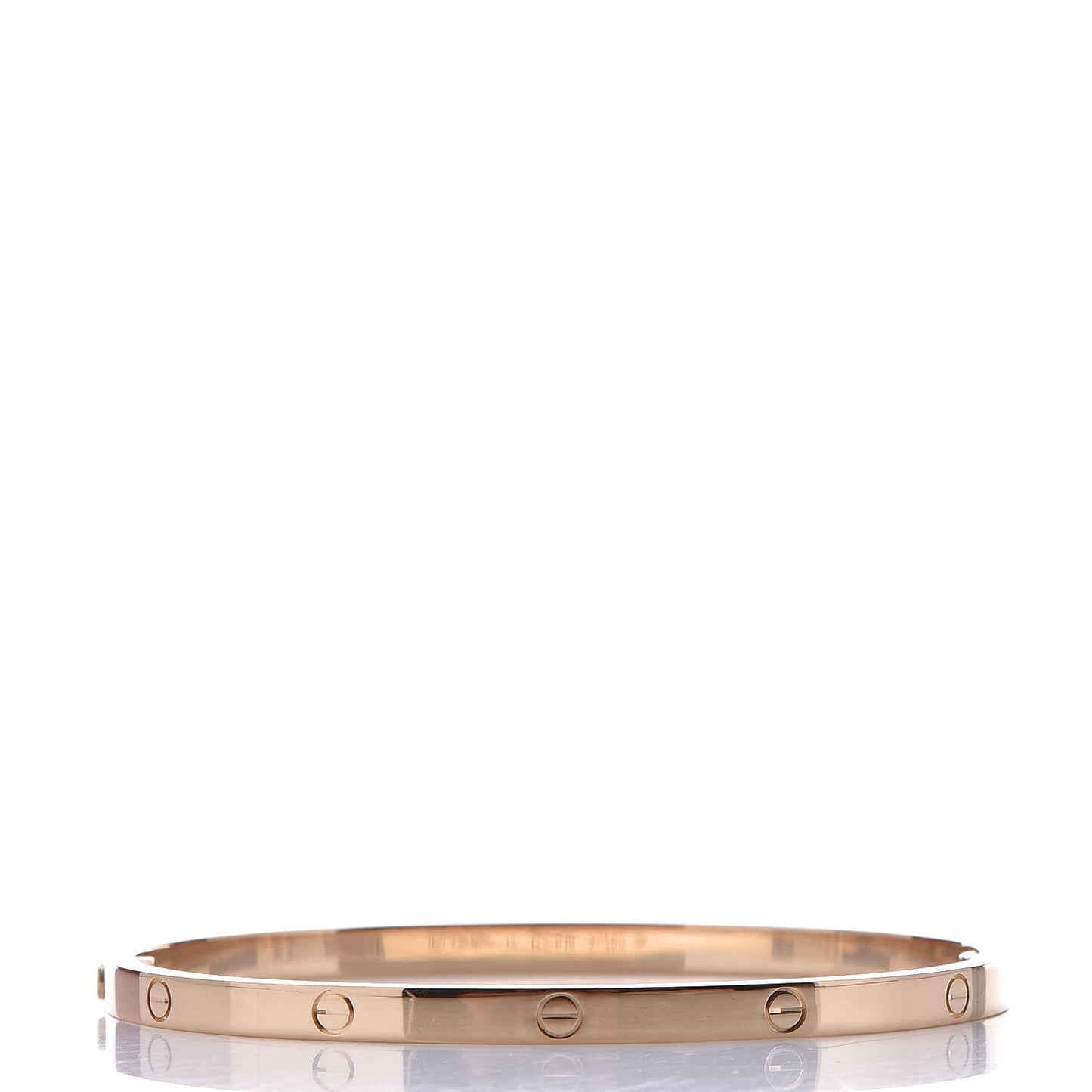 18K Yellow Gold Small LOVE Bracelet 17