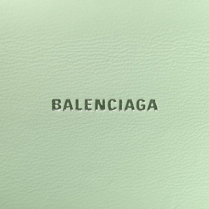 Balenciaga Shiny Calfskin Crocodile Embossed Hourglass Top Handle Bag XS Light Green 6 of 10