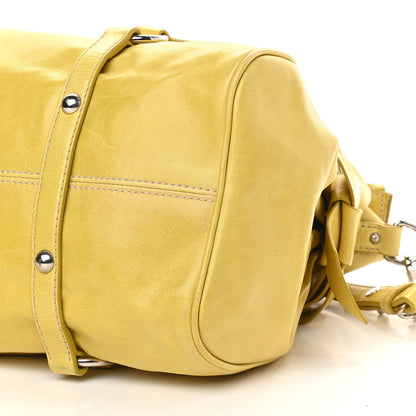 Miu Miu Vitello Lux Medium Bow Bag Polline 10 of 10