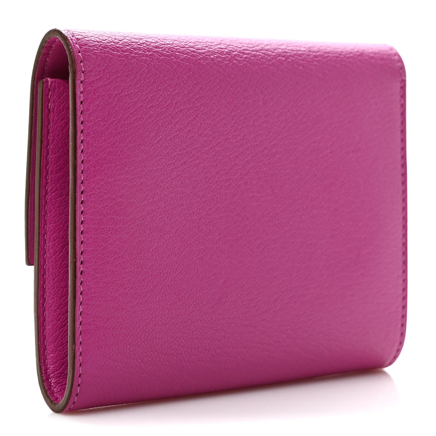 Hermes Chevre Mysore 1938 Wallet 19 Rose Pourpre 4 of 11