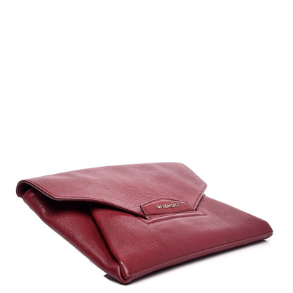 Givenchy Sugar Goatskin Medium Antigona Envelope Clutch Burgundy 4 of 7