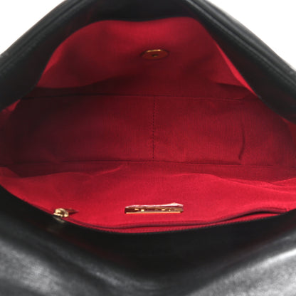Chanel Goatskin Quilted Large Chanel 19 Flap Black 4 of 10