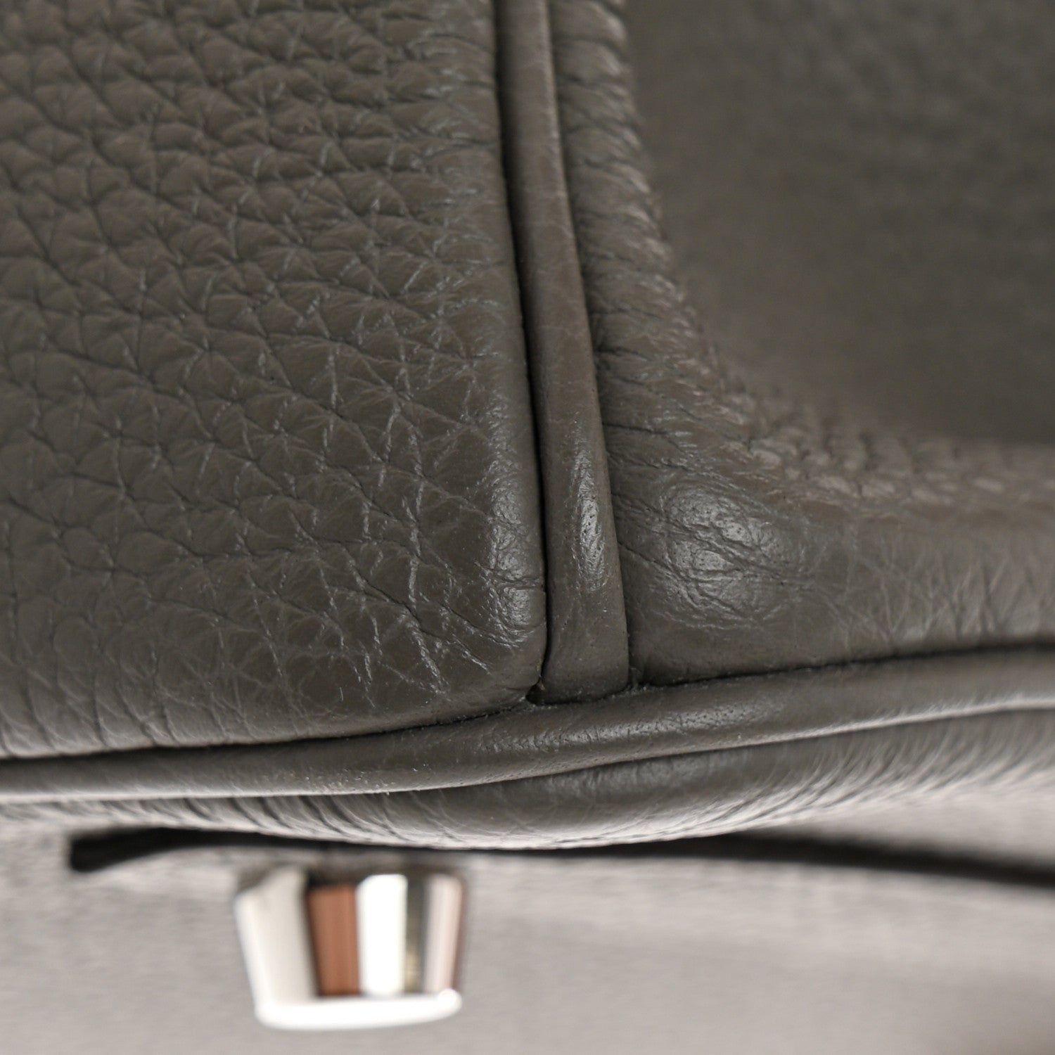 Hermes Togo BIRKIN 30 Gris Meyer 12 of 15