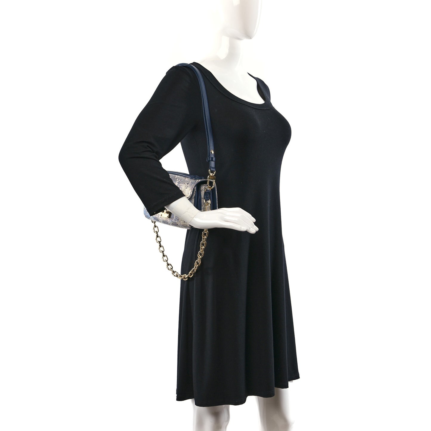 Monoglam Pochette Metis East West Blue