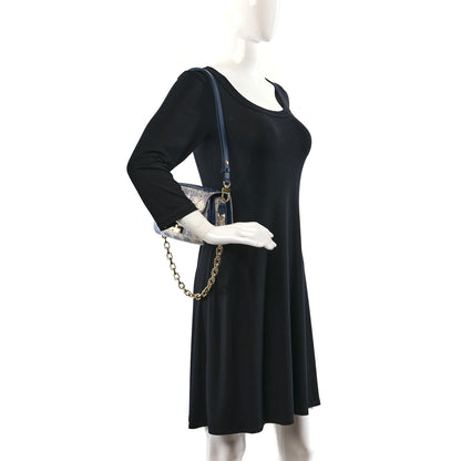 Louis Vuitton Monoglam Pochette Metis East West Blue 2 of 11