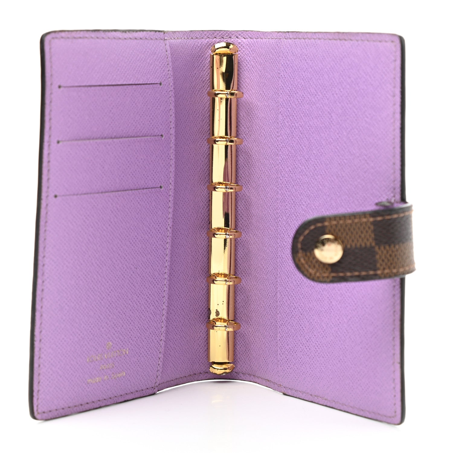 Louis Vuitton Damier Ebene Illustre Small Ring Agenda 5 of 7