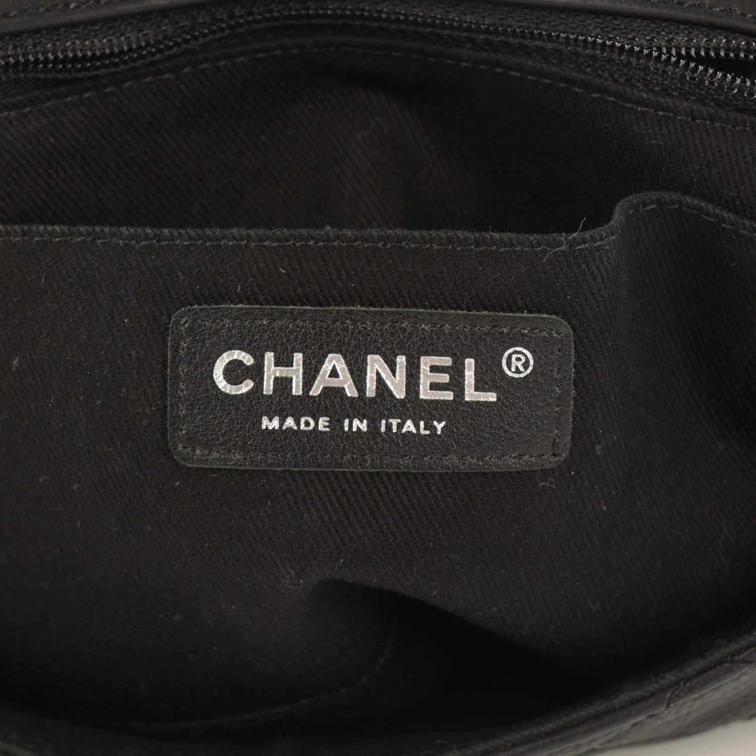 Chanel Calfskin Quilted CC Curvy Flap Black 8 of 11