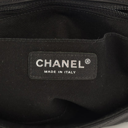 Chanel Calfskin Quilted CC Curvy Flap Black 8 of 11