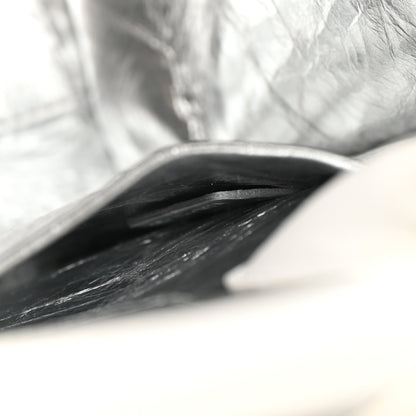 Christian Dior Metallic Calfskin Medium Diorever Flap Silver 8 of 16