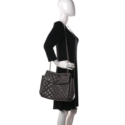 Chanel Aged Calfskin Medium Lady Pearly Flap Grey 2 of 10