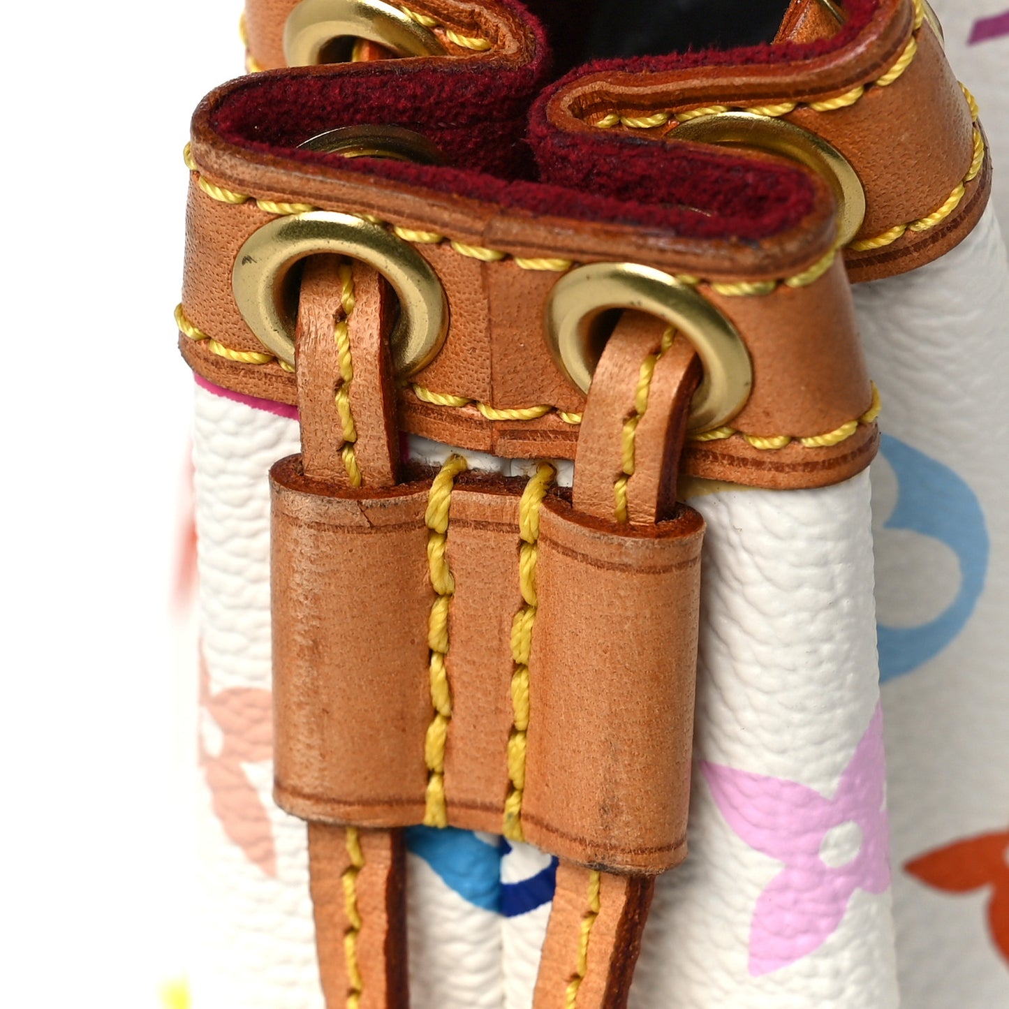 Monogram Multicolor Theda GM White