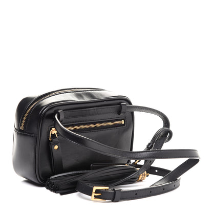Saint Laurent Calfskin Matelasse Monogram Lou Belt Bag Black 3 of 12