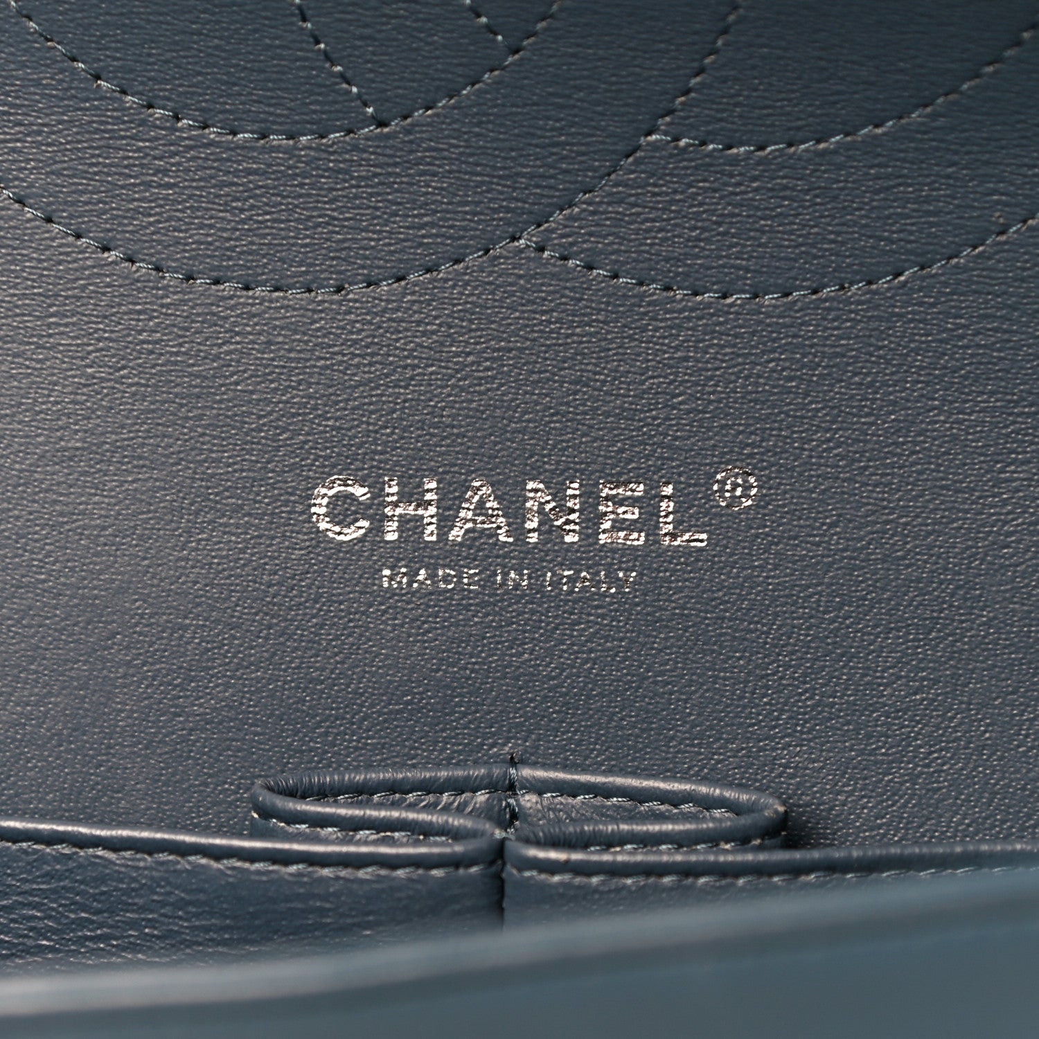 Chanel Lambskin Quilted Jumbo Double Flap Blue 5 of 19