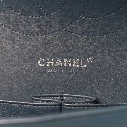 Chanel Lambskin Quilted Jumbo Double Flap Blue 5 of 19