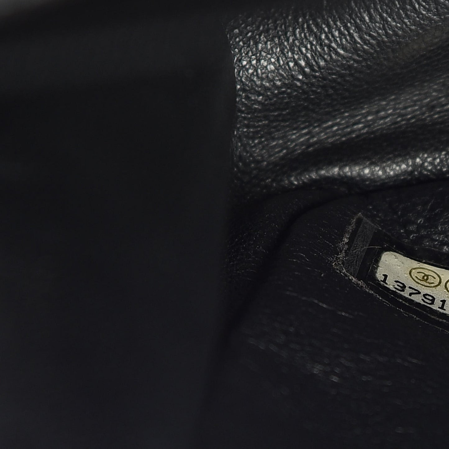 Patent Quilted Jumbo Single Flap Black
