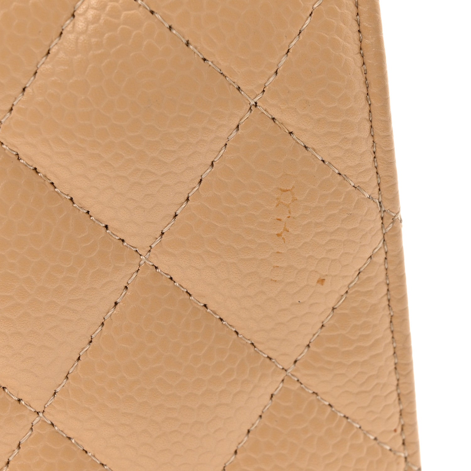 Chanel Caviar Quilted Medium Double Flap Beige Clair 11 of 14