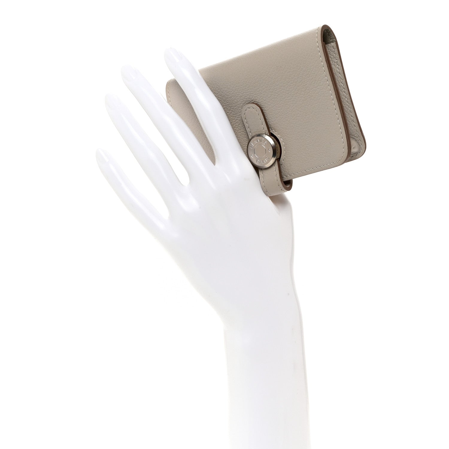 Hermes Evercolor Dogon Card Case Gris Perle 2 of 7