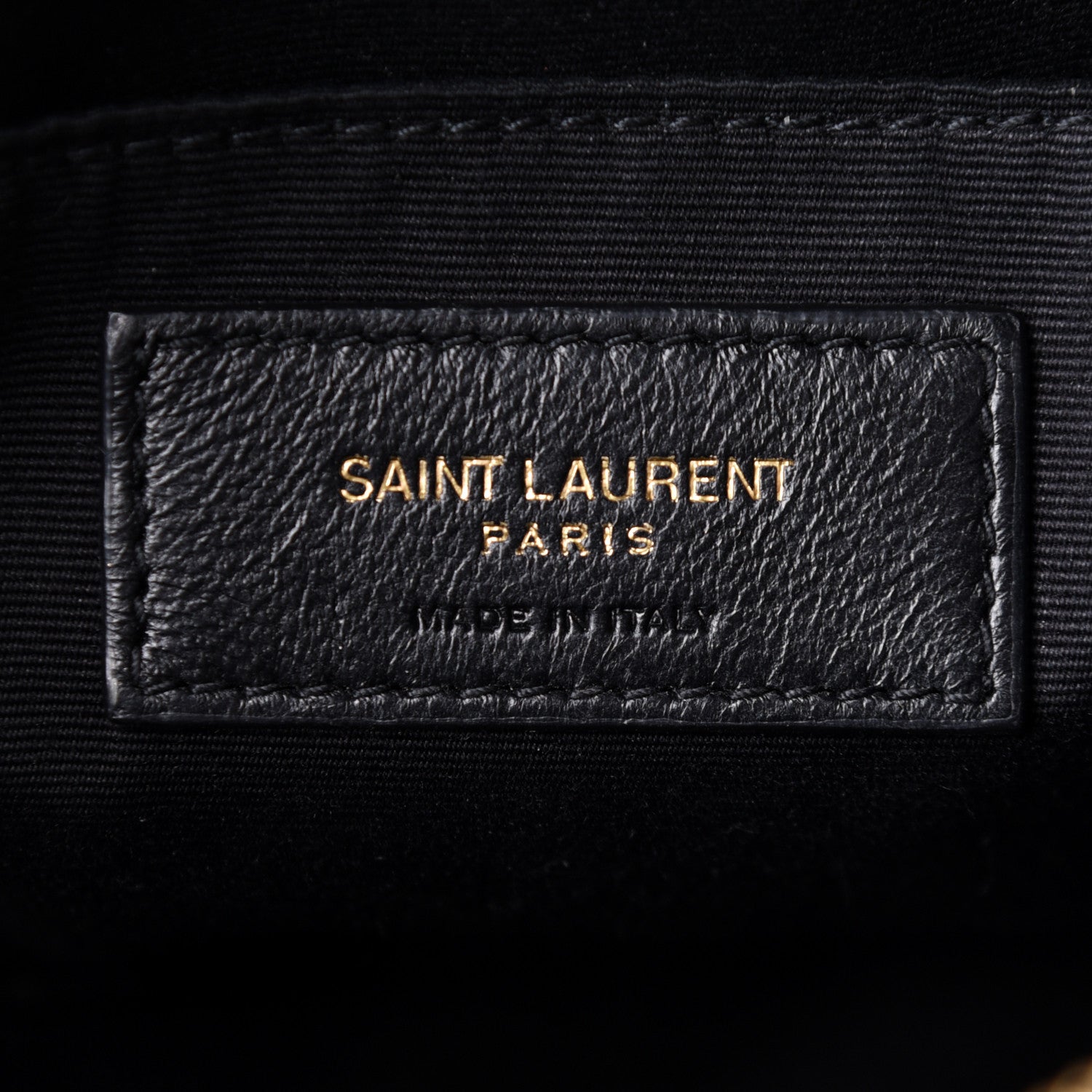 Saint Laurent Calfskin Matelasse Monogram Lou Camera Bag Black 6 of 11