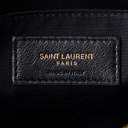 Saint Laurent Calfskin Matelasse Monogram Lou Camera Bag Black 6 of 11