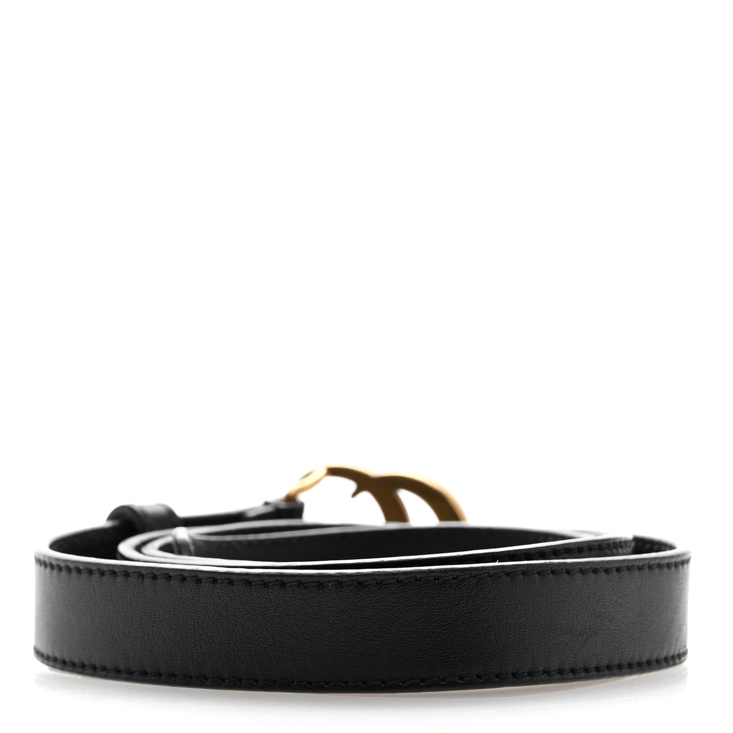 Calfskin Double G 20mm Belt 80 32 Black