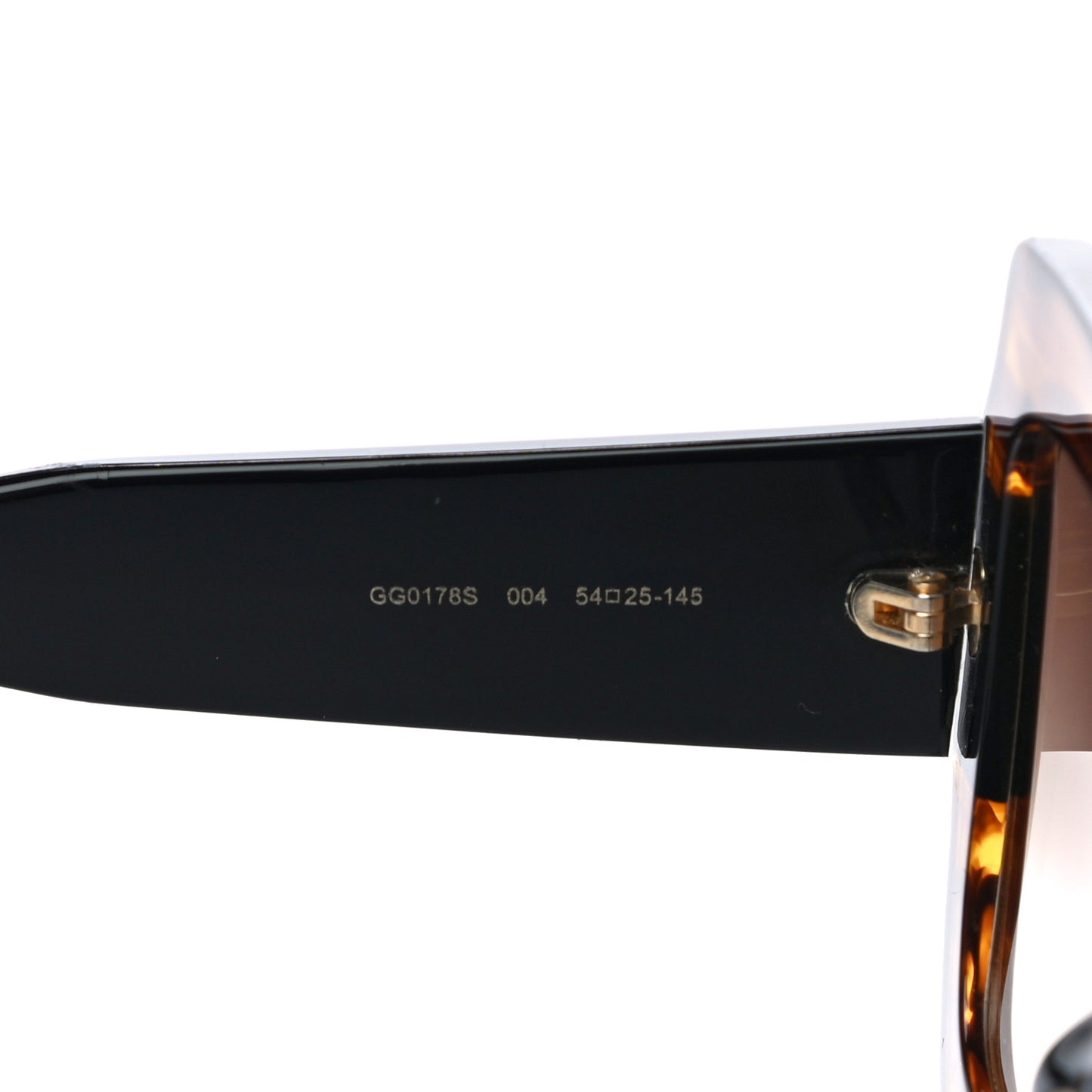 Square Frame GG0178S Sunglasses Havana