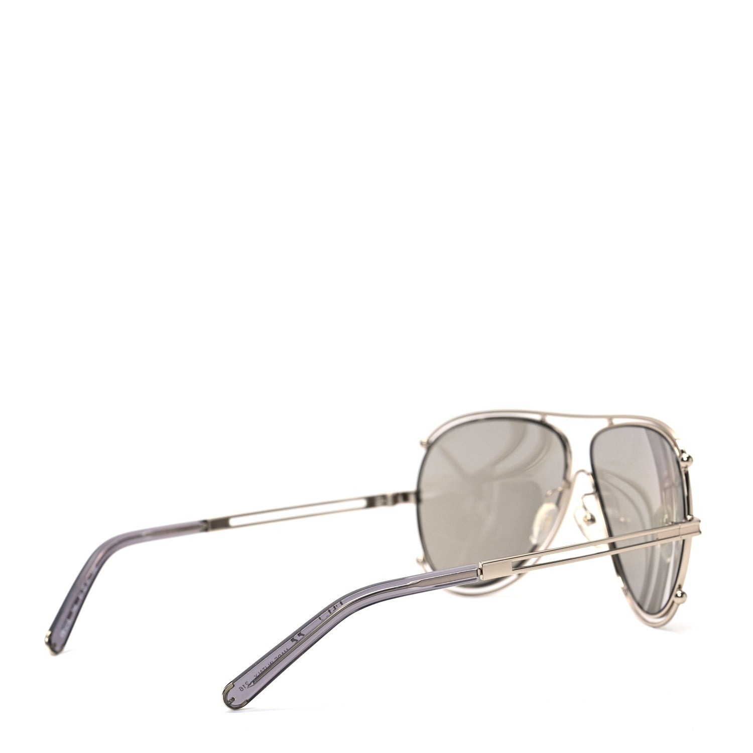 Chloe Metal Aviator Sunglasses CE121S Gold 4 of 6