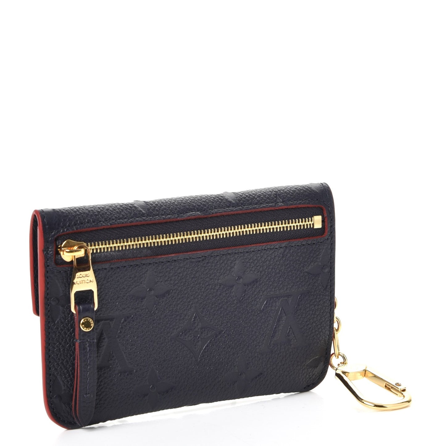 Empreinte Key Pouch Marine Rouge