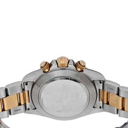 Rolex Stainless Steel 18K Yellow Gold 40mm Oyster Perpetual Cosmograph Daytona Watch Champagne 16523 4 of 4