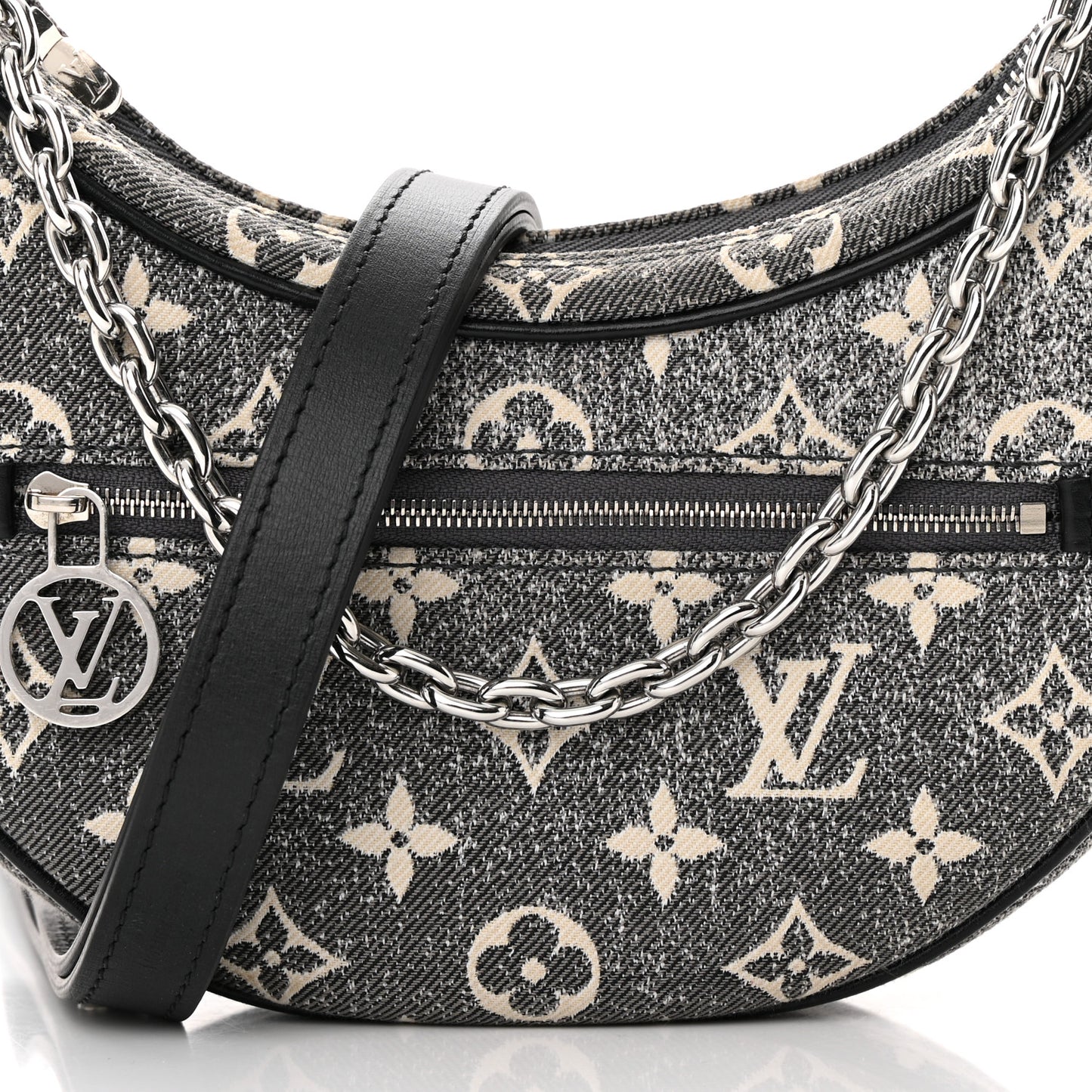 Monogram Jacquard Denim Loop Black