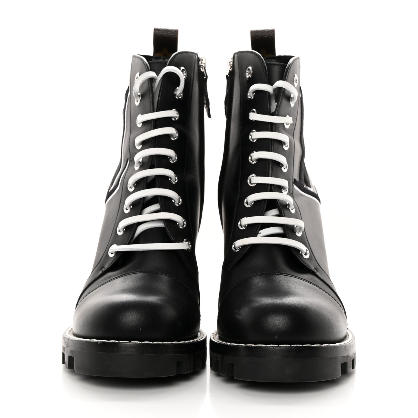 LOUIS VUITTON Calfskin Monogram Star Trail Ankle Boots 40.5 Black