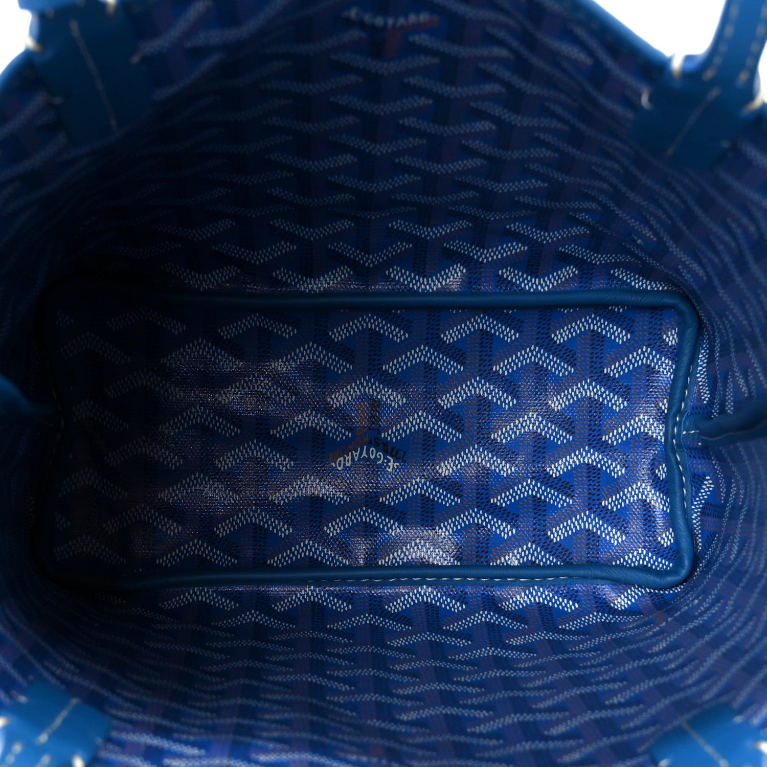 Goyard Goyardine Reversible Mini Anjou Sky Blue 9 of 19