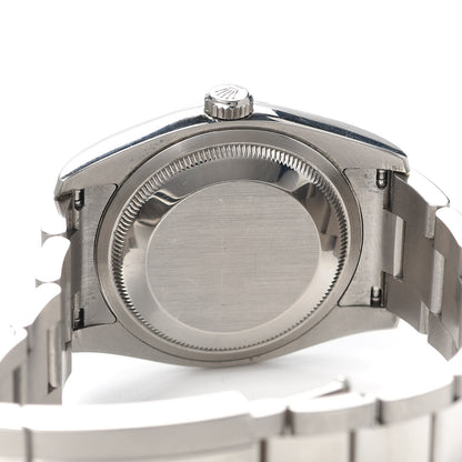 Rolex Stainless Steel 36mm Oyster Perpetual Datejust Watch Silver Roman 116000 4 of 5