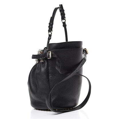 Alexander Wang Pebbled Lambskin Diego Bucket Black Nickel Hardware 2 of 10
