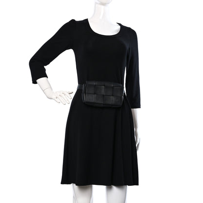 Bottega Veneta Nappa Maxi Intreccio The Belt Cassette Bag Black 2 of 9