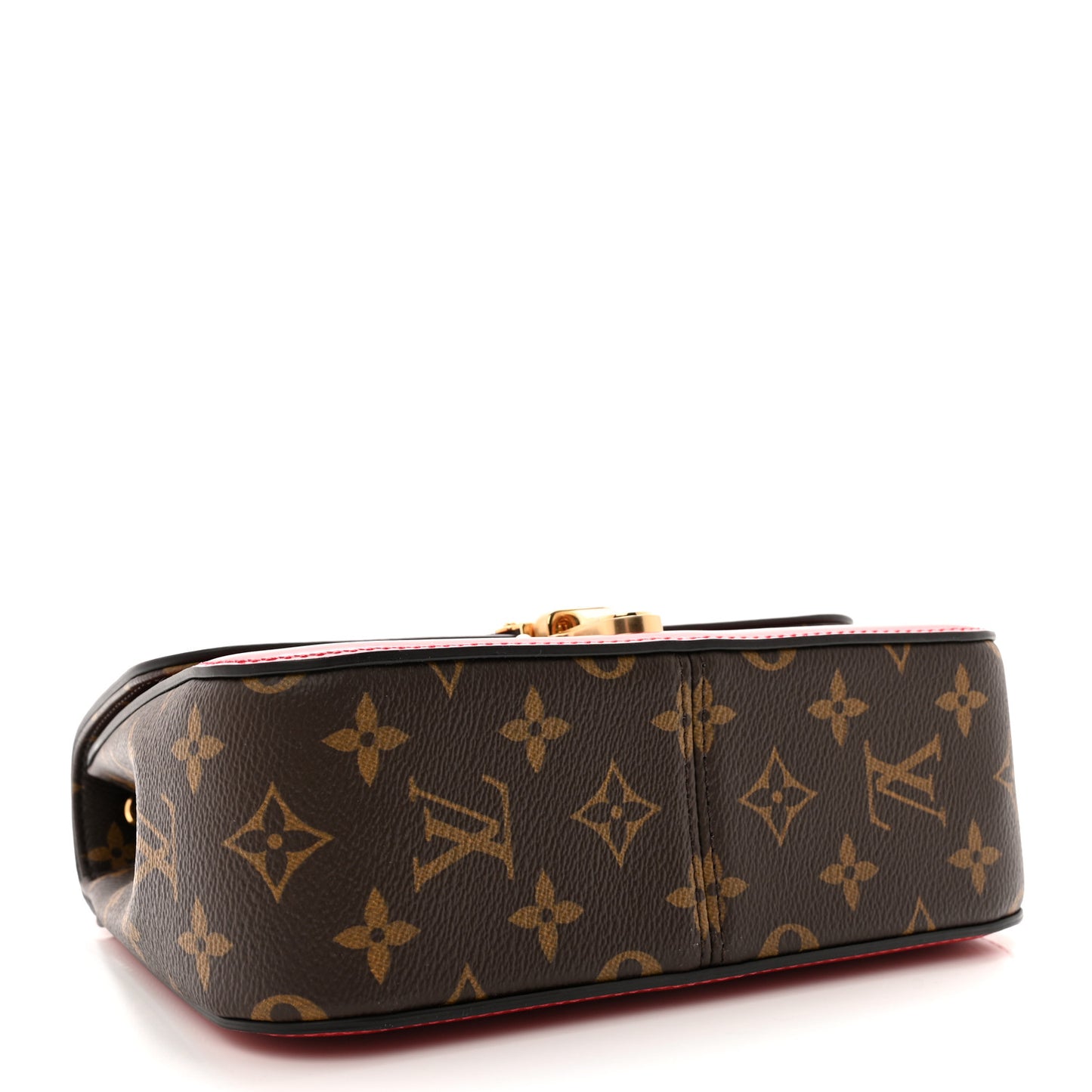 Patent Calfskin Monogram Cherrywood BB Scarlet