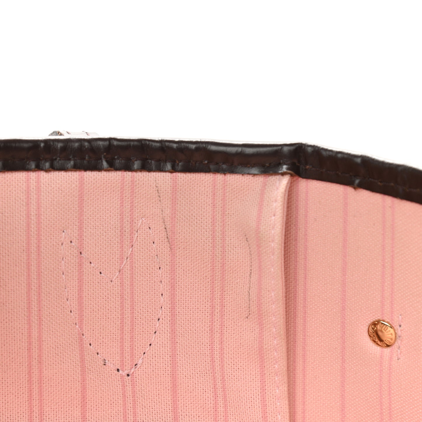 Damier Ebene Neo Neverfull MM Rose Ballerine