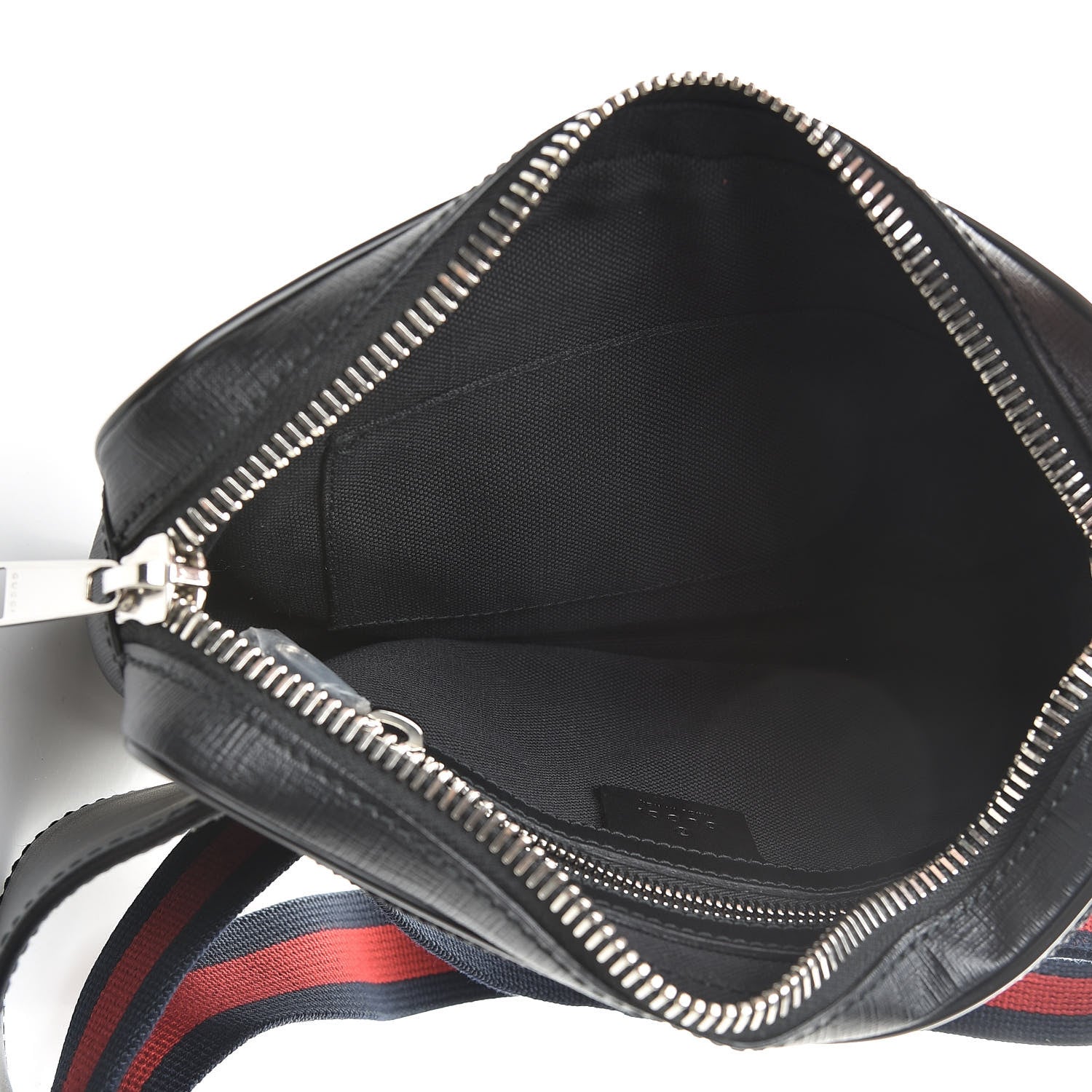 Gucci Soft GG Supreme Monogram Web Belt Bag Black Grey 5 of 10