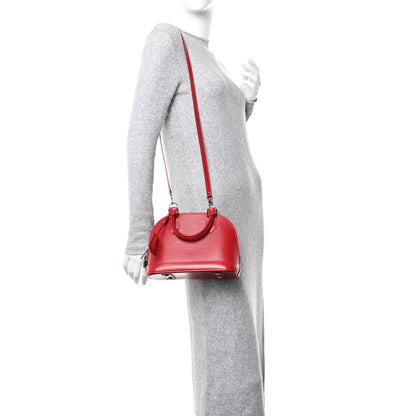 Louis Vuitton Epi Alma BB Carmine 2 of 9