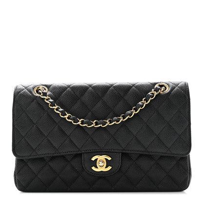Chanel Caviar Quilted Medium Double Flap Black 1 of 11