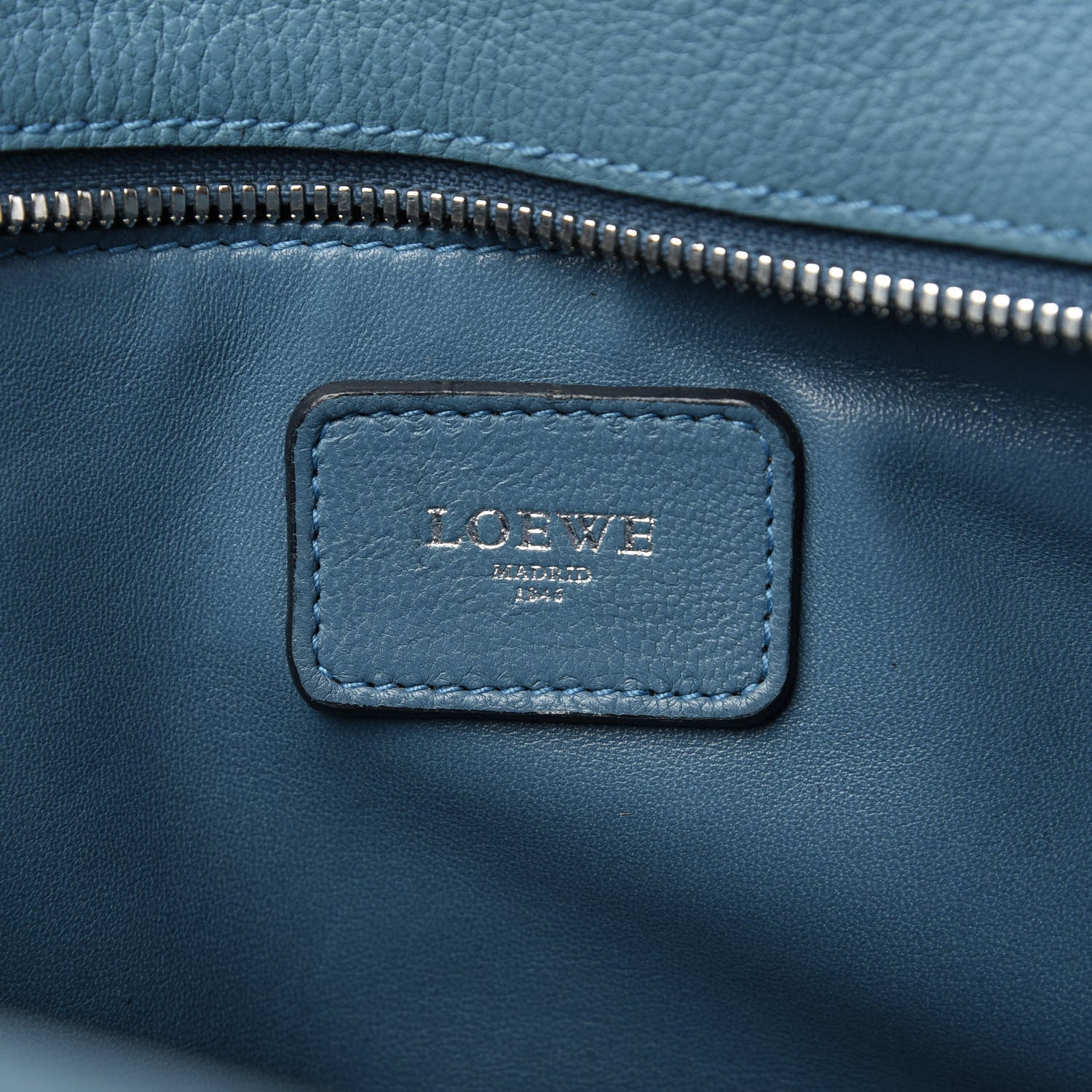 Loewe Calfskin Amazona 28 Blue 8 of 11